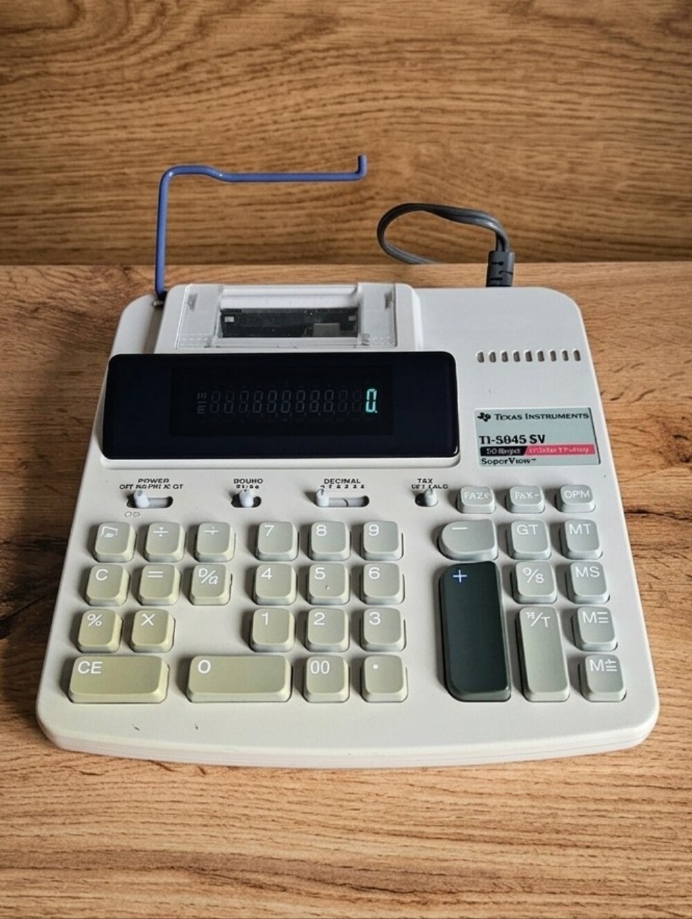 Texas Instruments TI-5045 SV 12-Digit 2-Color Printing Calculator - Tested